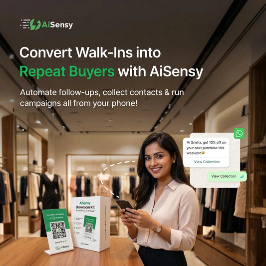 AiSensy Showroom Kit + Automation Plan